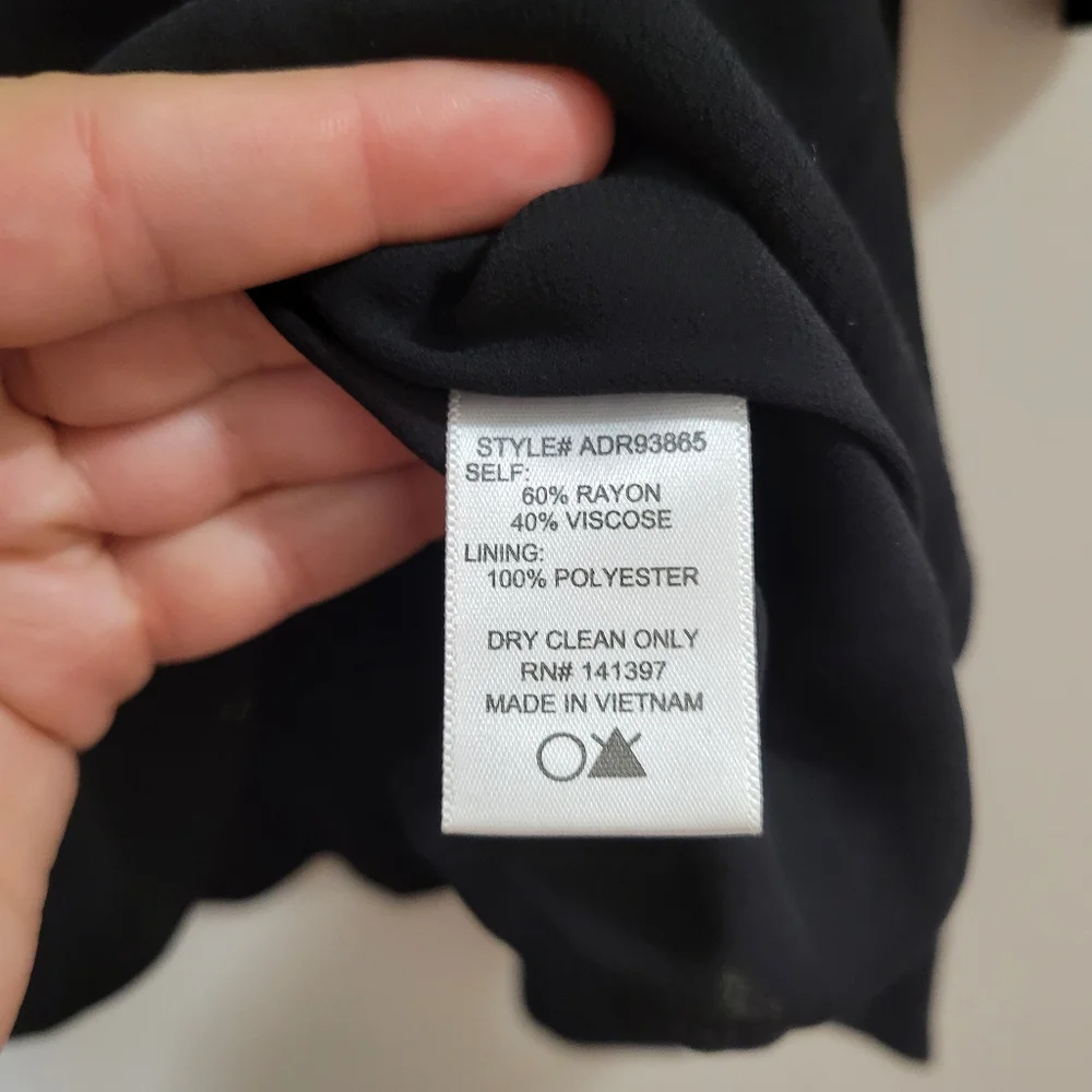 ASTR the label nwt black long sleeve mini dress S - Picture 4 of 4